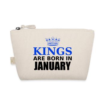 kings are born in january - Organic Pouch - nature - Front