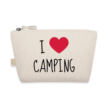 Camping Camper Campeur Tente Zelt Tent - Organic Pouch - nature - Front