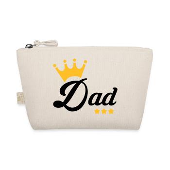 Dad Daddy Papa Vati Vater Father's Day Baby - Organic Pouch - nature - Front