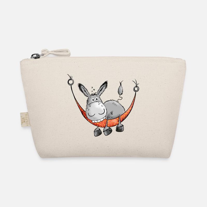 Relaxing Donkey - Comic - Cartoon Organic Pouch