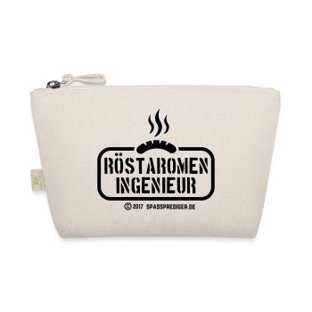 Grillsprüche-Design Röstaromeningenieur - Bio-Täschchen - Natur - Vorne