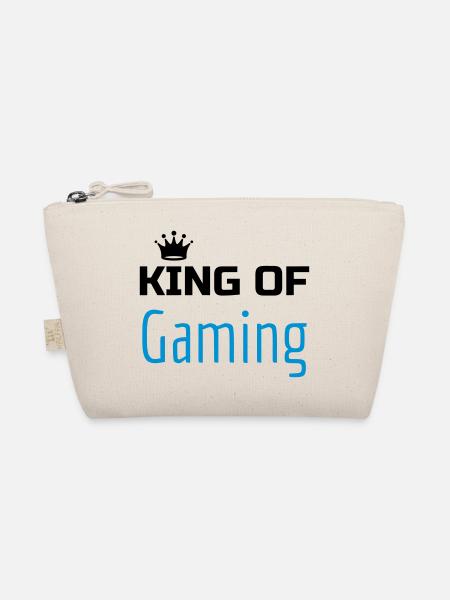 Gaming Gamer Video Game Player Geek - Organic Pouch - nature - Front