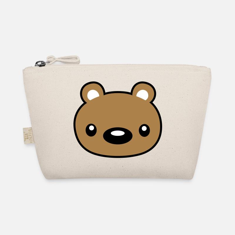 teddy gesicht kopf kuscheltier Bio-Täschchen