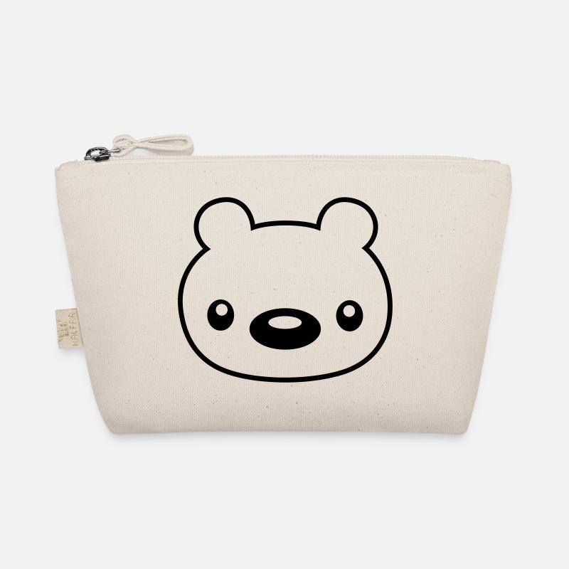 baer teddy gesicht kopf Bio-Täschchen