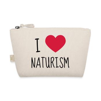 Naturismus / FKK / Nudismus / Naturist - Bio-Täschchen - Natur - Vorne