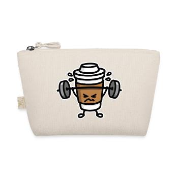 Strong coffee - lift workout - Bio-Täschchen - Natur - Vorne