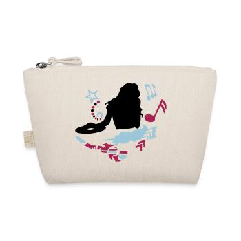 female DJ - Organic Pouch - nature - Front