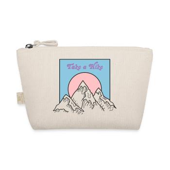 Take A Hike, Retro Vintage Mountains Hiking - Bio-Täschchen - Natur - Vorne