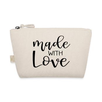 Made with love - Organic Pouch - nature - Front