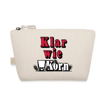 Korn , Party , Weizenkorn ,Klar wie Korn (25) - Bio-Täschchen - Natur - Vorne