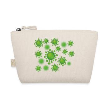 Virus Bacteria Germ Corona Sars COVID19 Gift - Organic Pouch - nature - Front