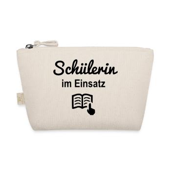 Schülerin im Einsatz - Bio-Täschchen - Natur - Vorne