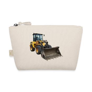 Yellow excavator - Organic Pouch - nature - Front