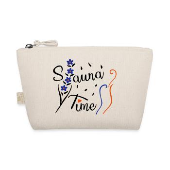 Sauna Time - Organic Pouch - nature - Front
