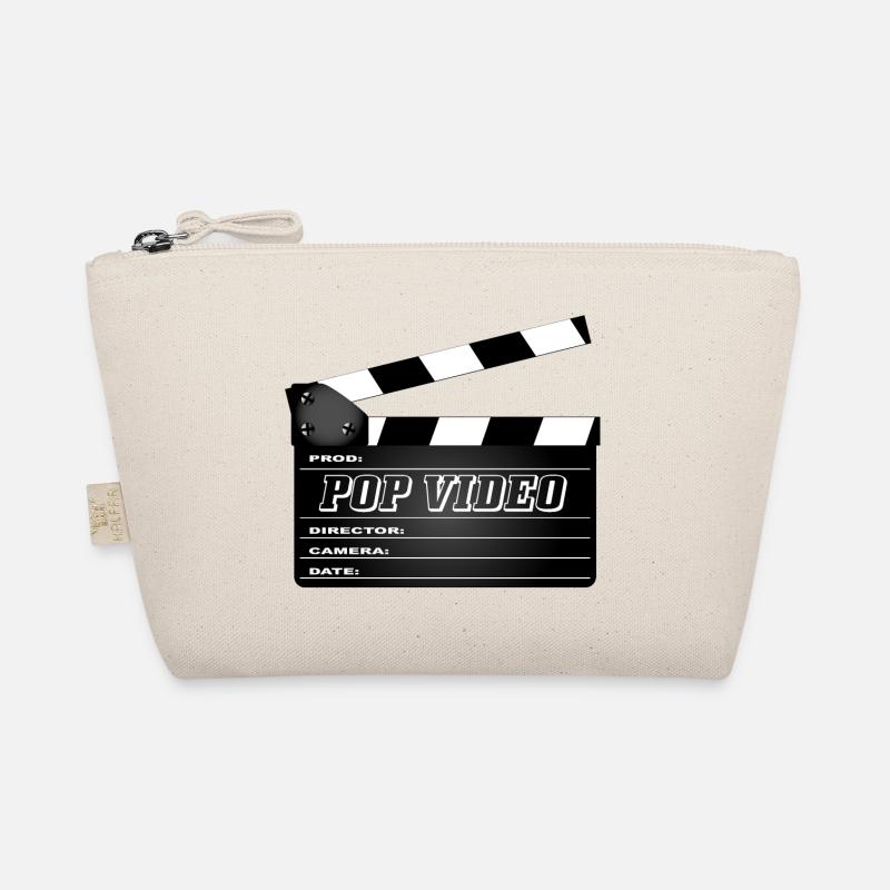 Pop Video Movie Clapperboard Organic Pouch