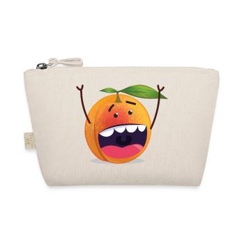 Cool Apricot | Comic Drawing - Organic Pouch - nature - Front
