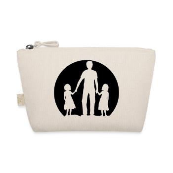 Logo father daughters - Organic Pouch - nature - Front