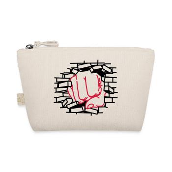 Fist dick, fist, beating - Organic Pouch - nature - Front
