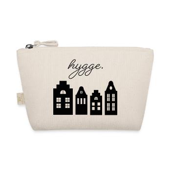 Hygge Schriftzug - Stadt - Bio-Täschchen - Natur - Vorne