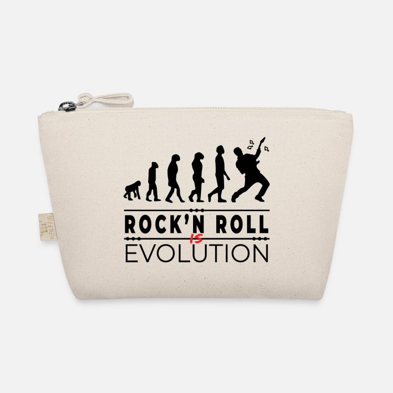 Rock'n Roll is evolution - Message Humour Rock Trousse biologique