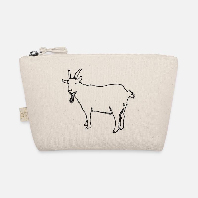 Goat outline Organic Pouch