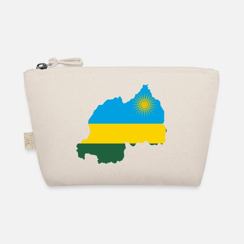 Rwanda map flag flag coat Organic Pouch