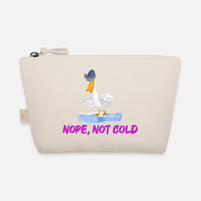 winter bathing ice bathing nope, not cold winter bathing Organic Pouch