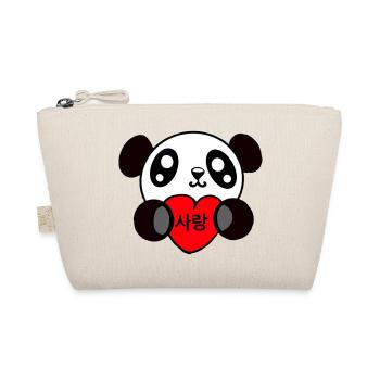 Valentin Panda - Bio-Täschchen - Natur - Vorne