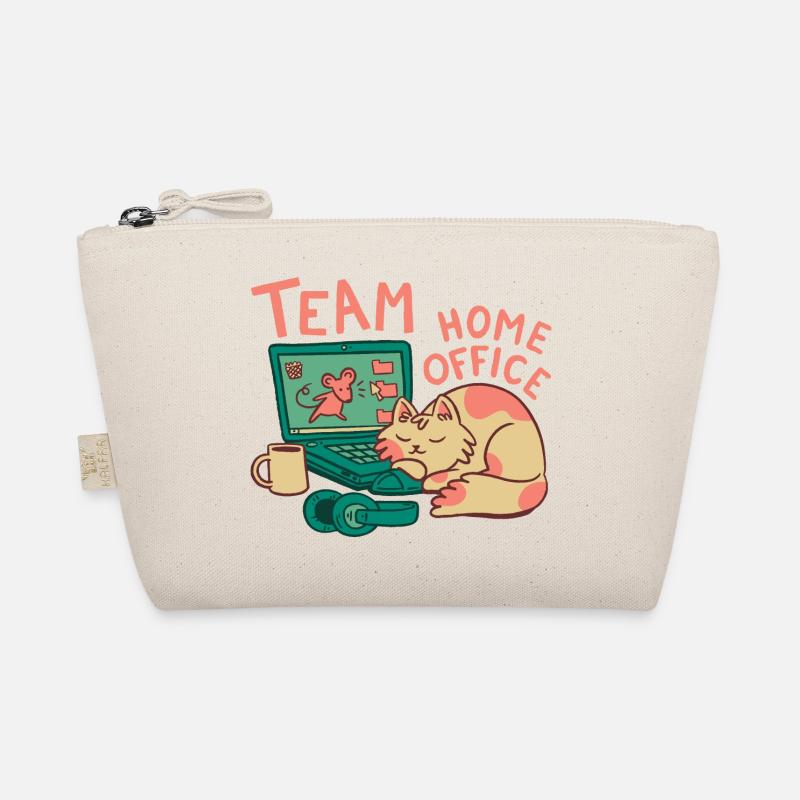 Team Home Office Cat Organic Pouch