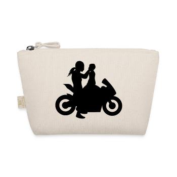 Mère fils motocycliste motocycliste - Trousse biologique - nature - Devant