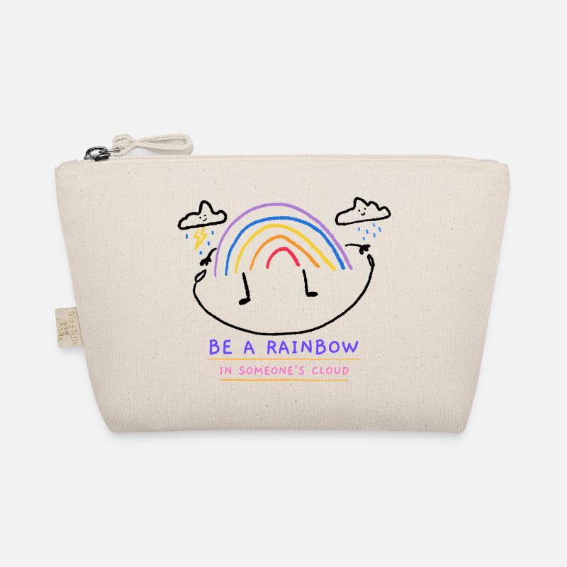 Be a rainbow in someone's cloud Organic Pouch