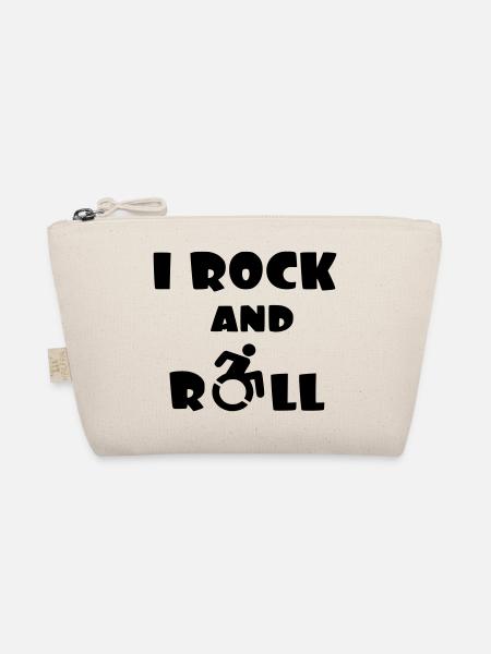 Ich rocke und rolle. Humor im Rollstuhl # - Bio-Täschchen - Natur
