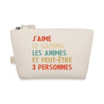 Humour jeux video Gamer Geek Anime Japonais Manga - Trousse biologique - nature - Devant