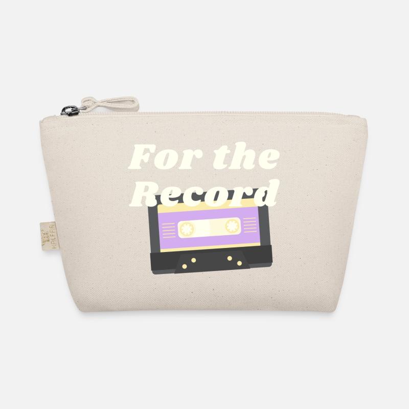 non binary for the record Bio-Täschchen