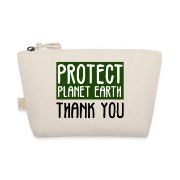 protects planet Earth thank you - Organic Pouch - nature - Front
