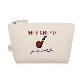 Une bonne pipe ça se mérite - Trousse biologique - nature - Devant