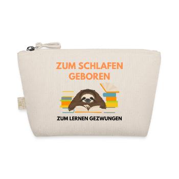 Schlafen und Lernen - Bio-Täschchen - Natur - Vorne