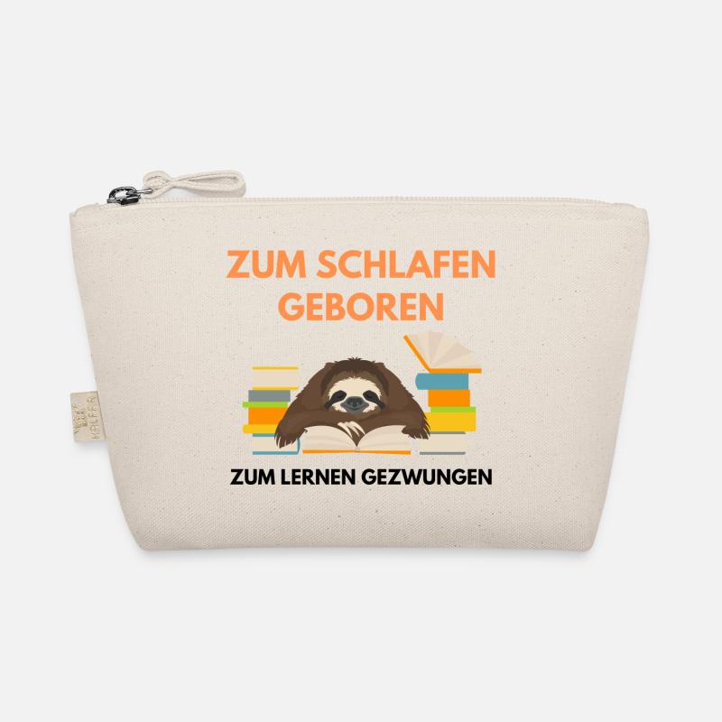 Schlafen und Lernen - Bio-Täschchen - Natur