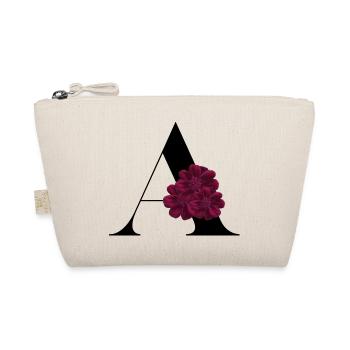 Buchstabe A Blühende - Bio-Täschchen - Natur - Vorne