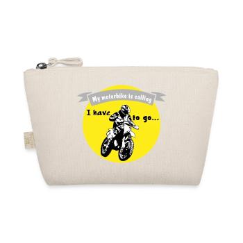 My motorbike is calling - Bio-Täschchen - Natur - Vorne