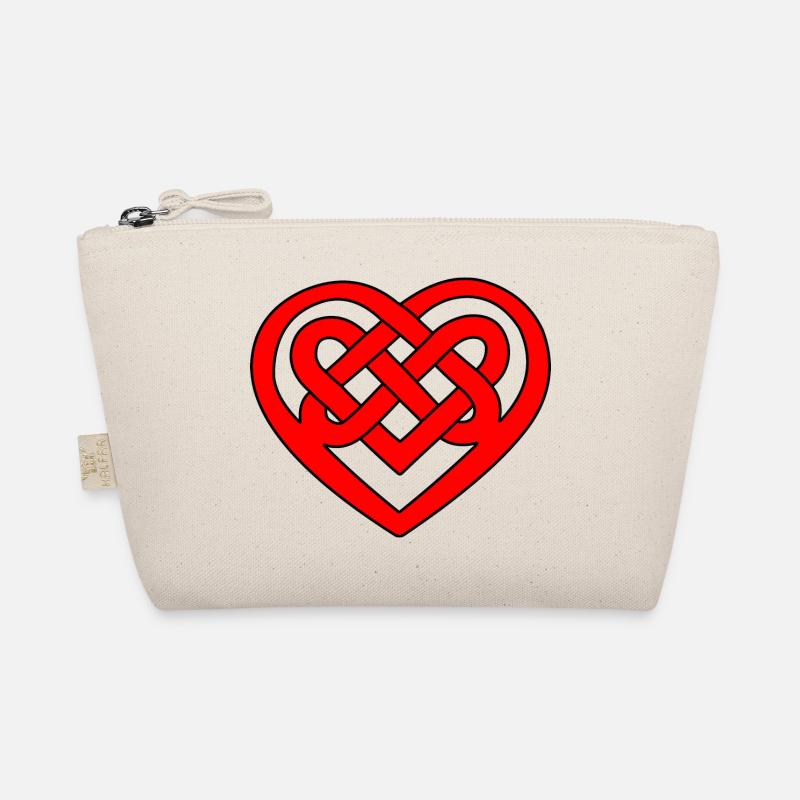 Celtic heart Organic Pouch