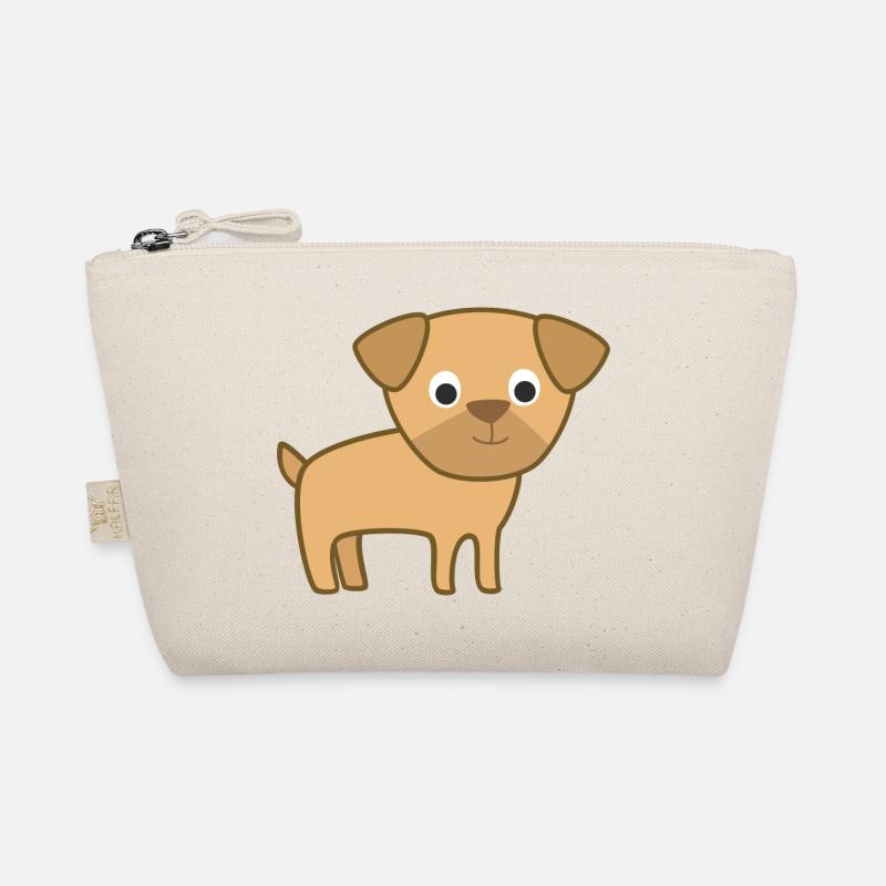 Süßer Hund - Bio-Täschchen - Natur
