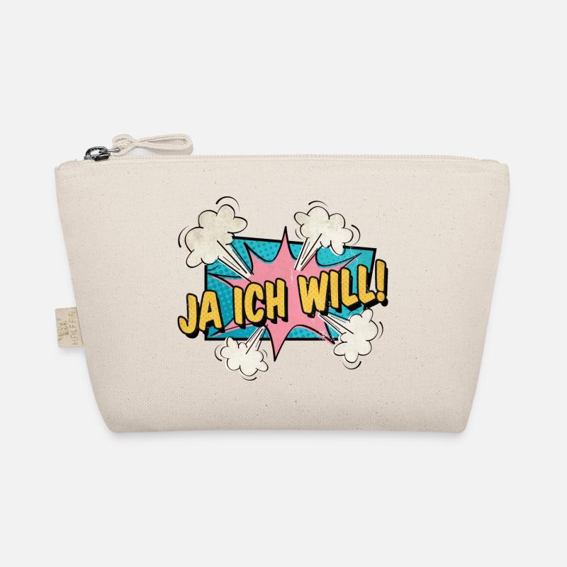 Ja ich will! Love Comic Style verliebt Geschenk Bio-Täschchen