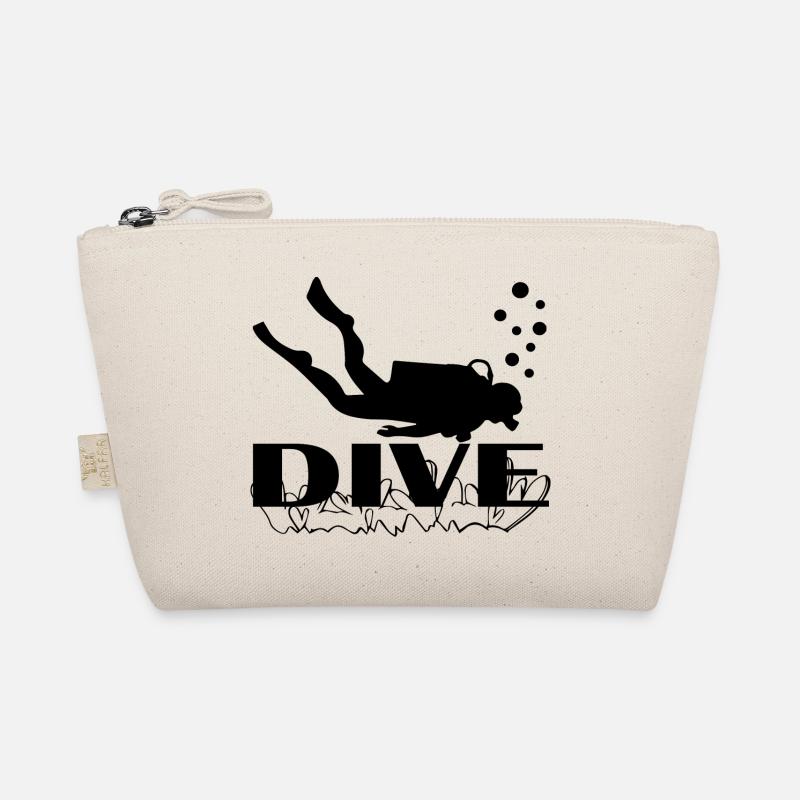Diving Dive Dive Organic Pouch