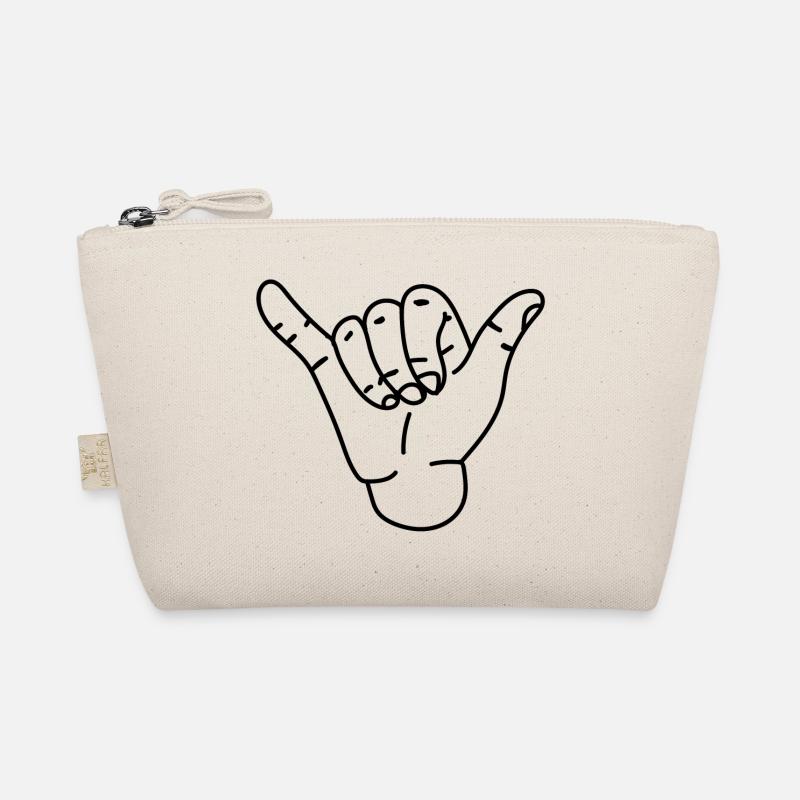 Cooles surfer Handzeichen Bio-Täschchen