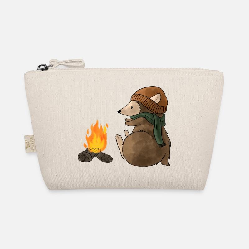 Hedgehogs around the campfire Organic Pouch