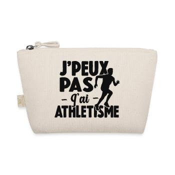 Je Peux Pas J'ai Athlétisme Cadeau De Sport - Trousse biologique - nature - Devant