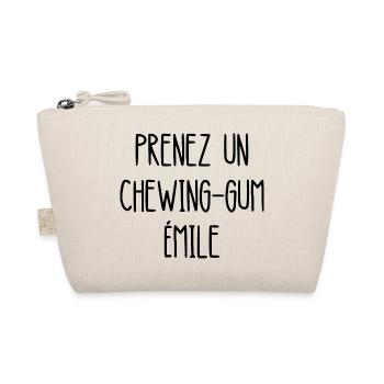 prenez un chewing-gum émile - Trousse biologique - nature - Devant