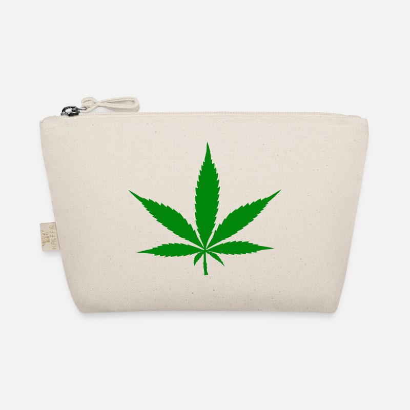 Hemp Leaf Cannabis Symbol Organic Pouch