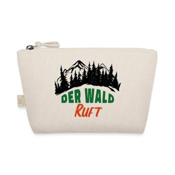 Der Wald ruft Förster Waldarbeit Natur Freizeit - Bio-Täschchen - Natur - Vorne